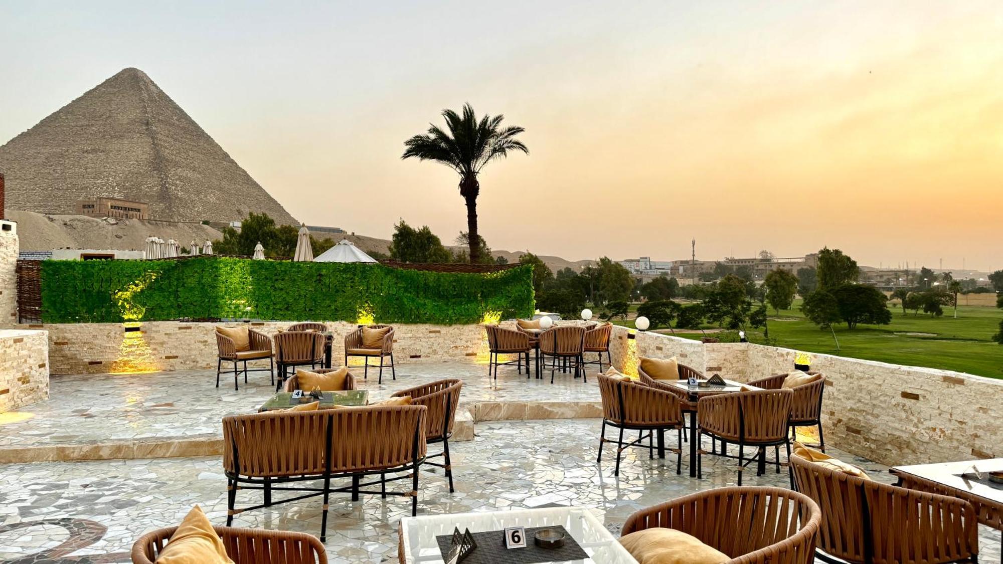 Hotel Golf Pyramids View Kafret el-Gabal Exterior foto