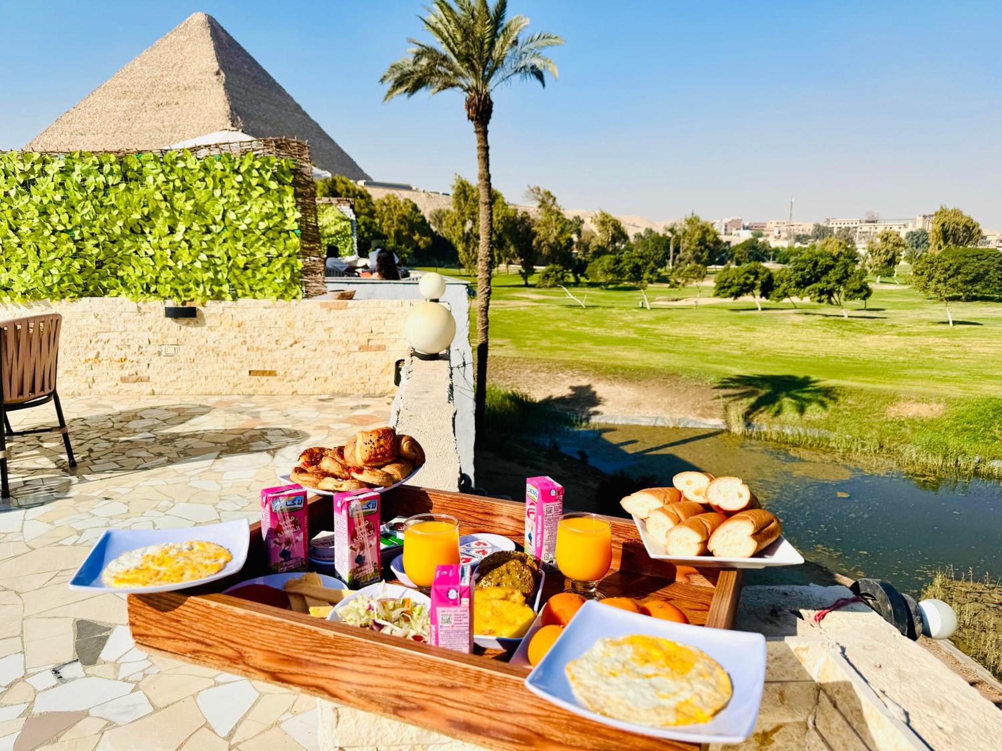 Hotel Golf Pyramids View Kafret el-Gabal Exterior foto